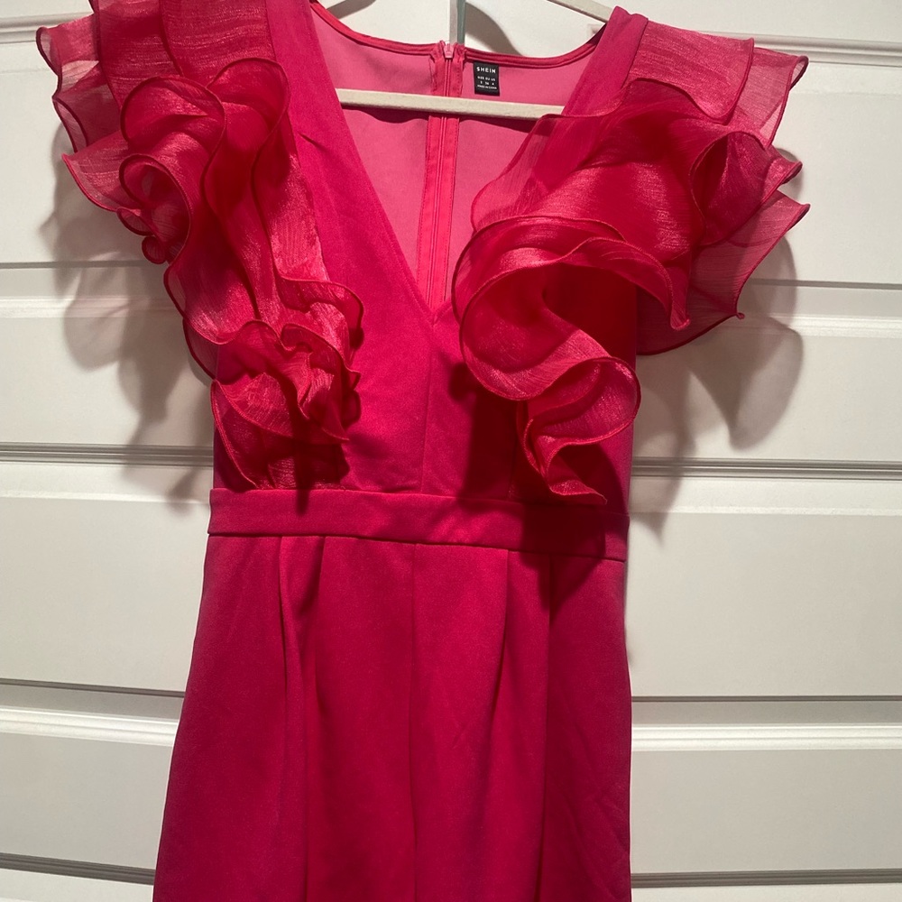 Hot pink Romper